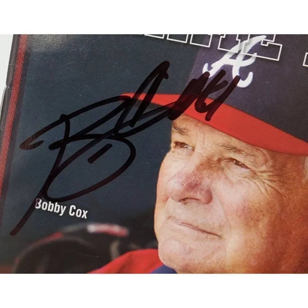 Bobby Cox Signed Game Day Program Atlanta Braves JSA COA - Picture 2 of 7